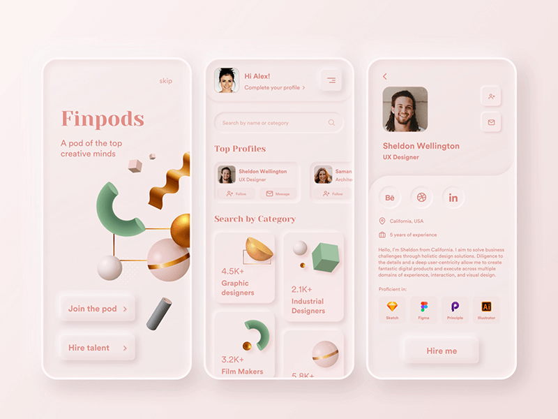 粉色拟物app