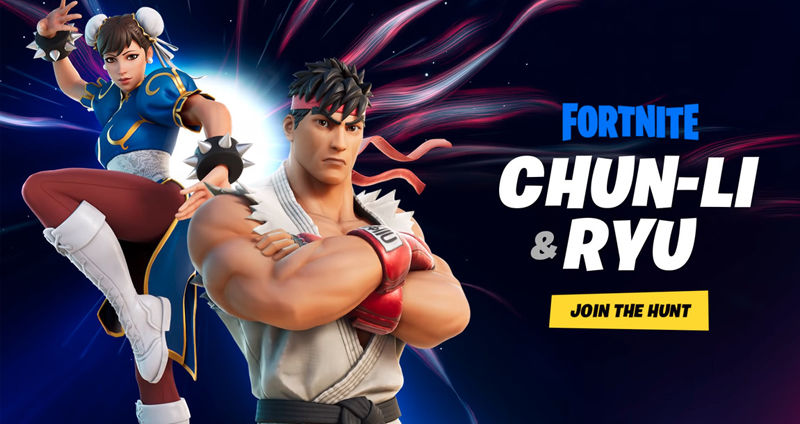 Street Fighter icons Chun-Li and Ryu are joining Fortnite