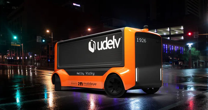 udelv driverless delivery service