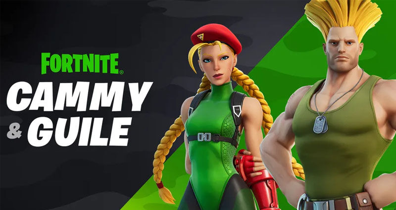 Street Fighter Guile and Cammy are coming to Fortnite